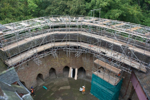 Castell Coch roof repairs