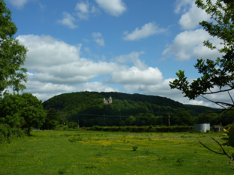 Castell Coch in the distance