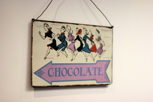 Chocolate Salon Sign