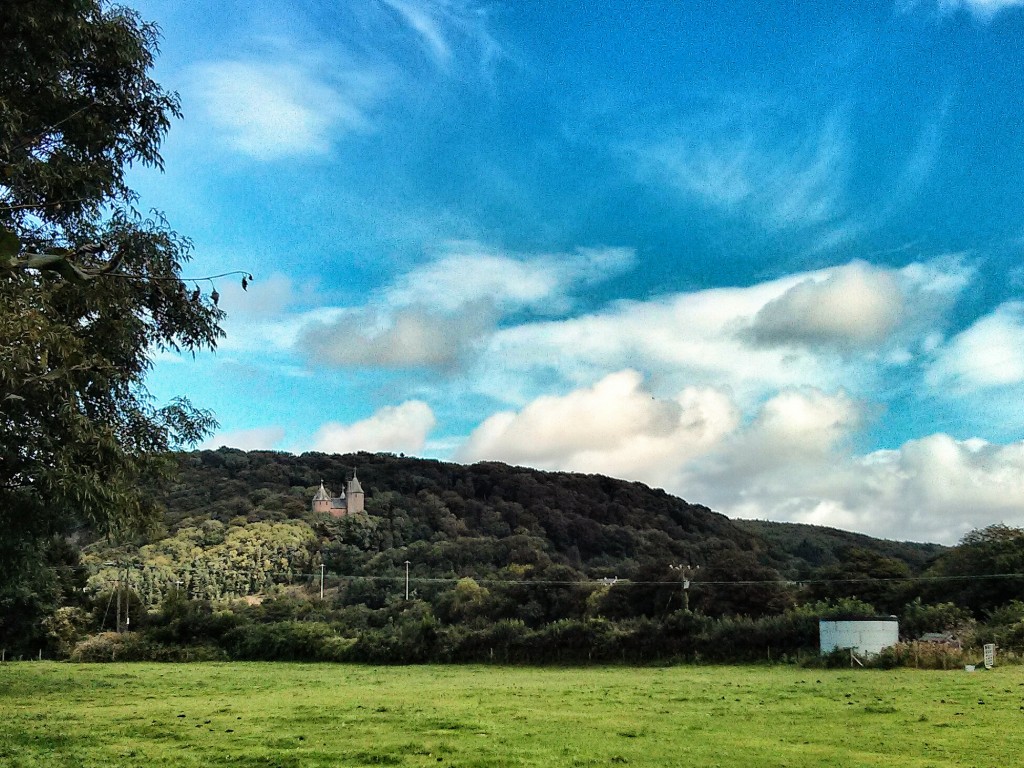 Castell Coch in distance