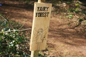 fairy forest sign