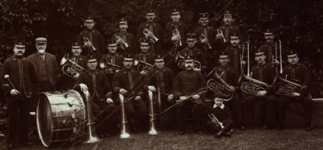 Old photo of Tongwynlais Band