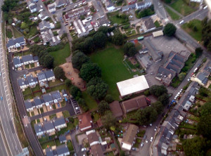 Tongwynlais from the air by John Bulpin
