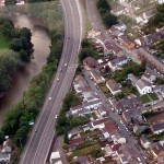 Tongwynlais from the air by John Bulpin