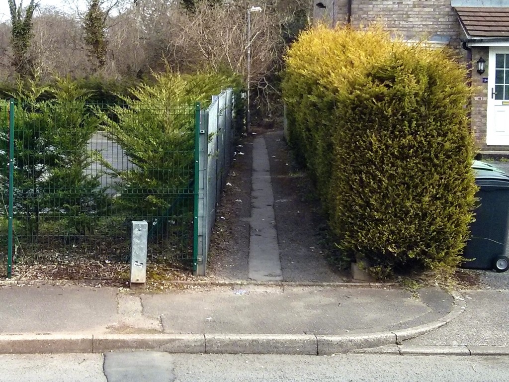 Castell Coch View alley