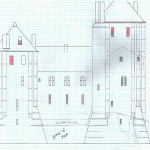 Castell Coch south elevation plan