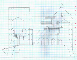 Castell Coch south section