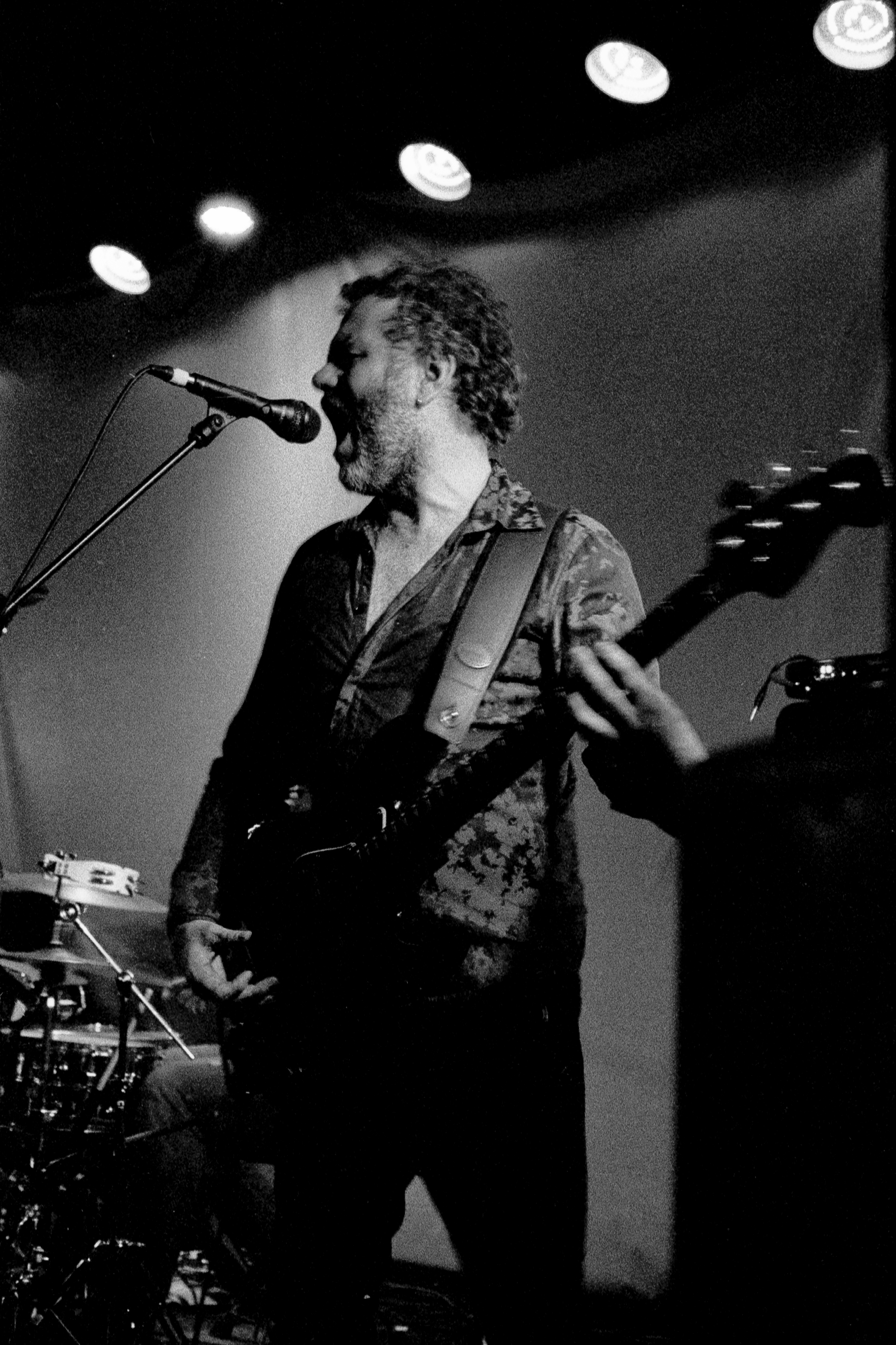Gaz Williams of Rocketgoldstar performing