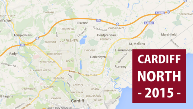 Cardiff North Map