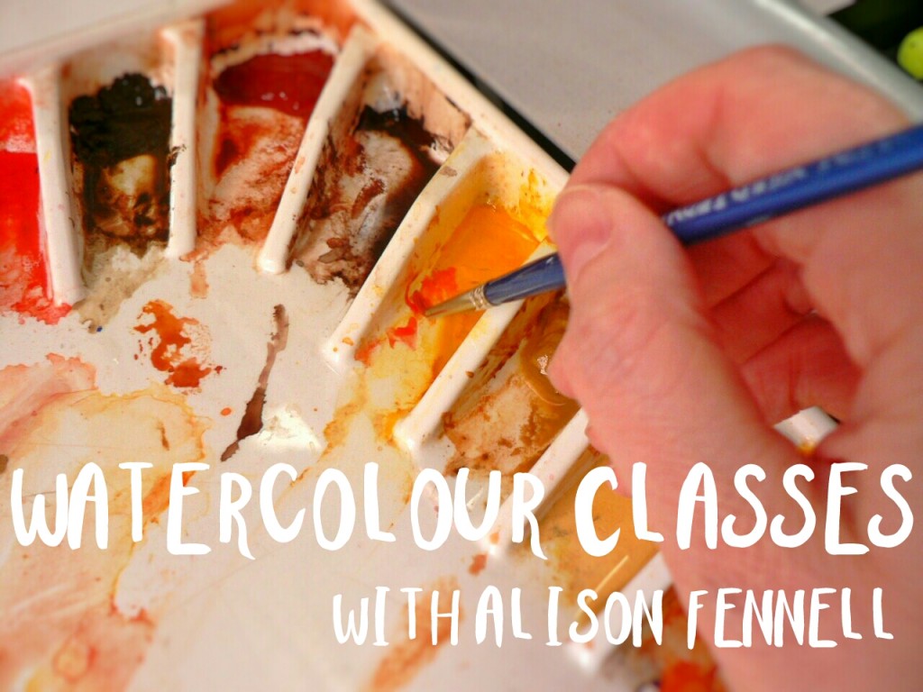 Watercolour classes with Alison Fennell