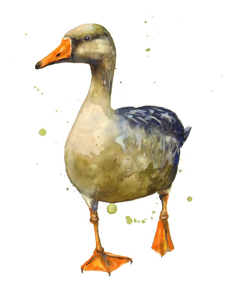 Painting of a goose