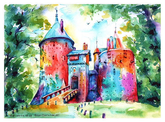 Castell Coch by Jian Chen