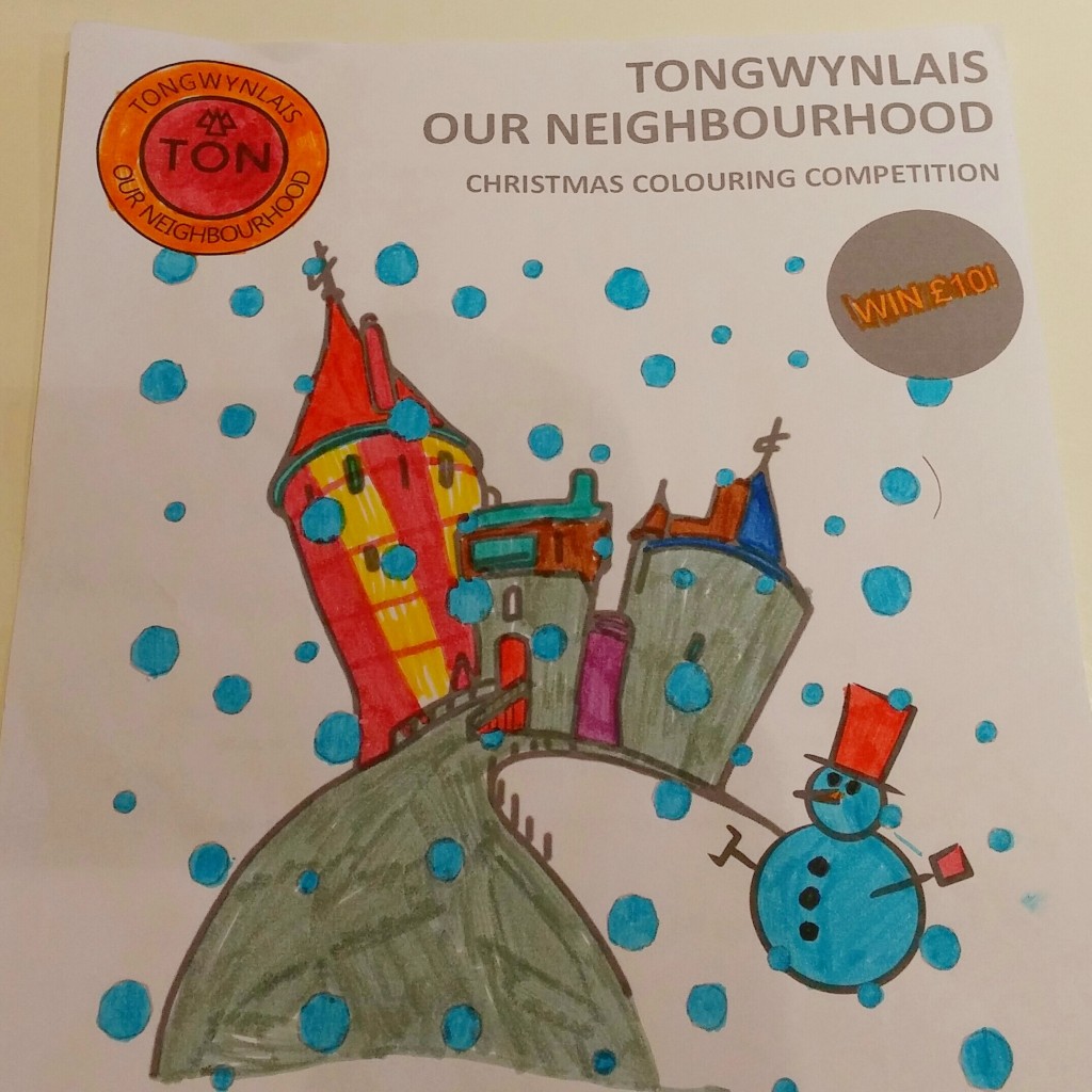 Winter fayre colouring competition