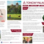 Newsletter front and back covers