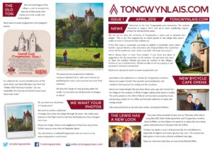 Newsletter front and back covers