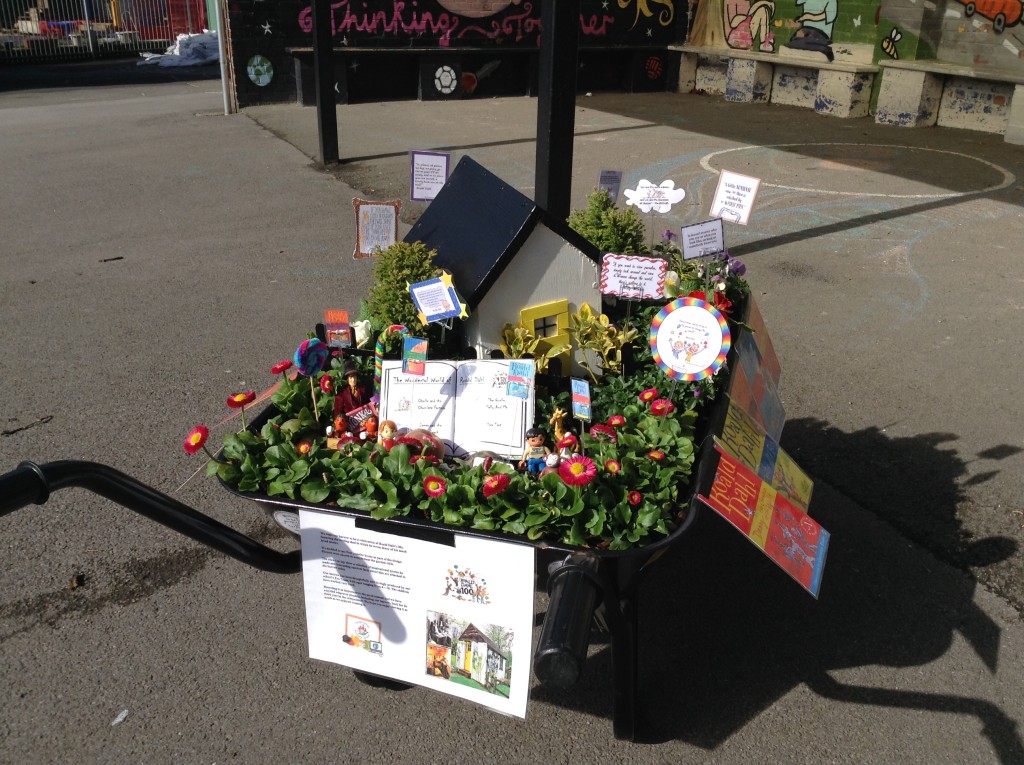 Tongwynlais Primary RHS wheelbarrow entry