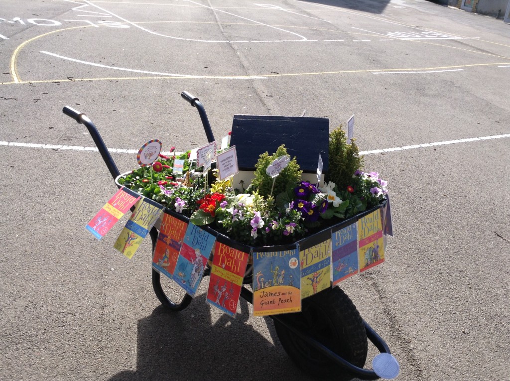 Tongwynlais Primary RHS wheelbarrow entry