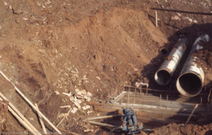 Tongwynlais reservoir, H2O from Cwm Taf, Feb 7th 1972