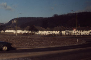 Birchwood on Tongwynlais Ors ridge, Castell Coch & village, Feb 72