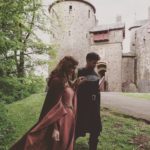 Queen Guinevere and Lancelot