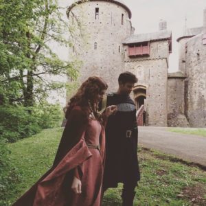 Queen Guinevere and Lancelot