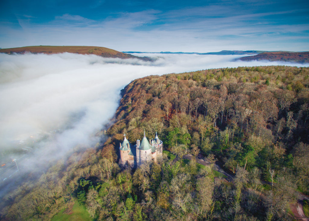 Morning Mist (Castell Coch) by Nick Russill