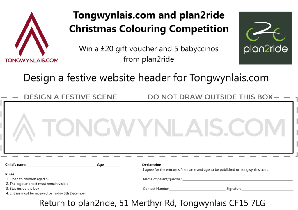 Christmas Colouring Competition entry form