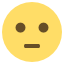 Not concerned at all emoji