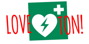 Love Ton defibrillator appeal logo