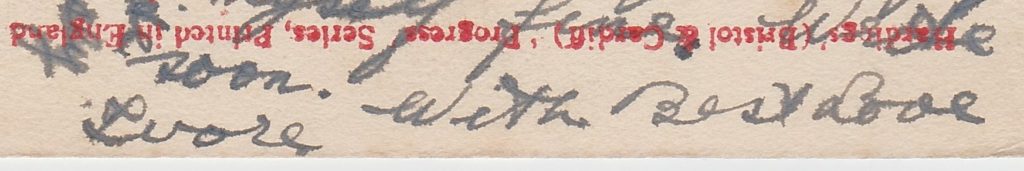 Crop of signature