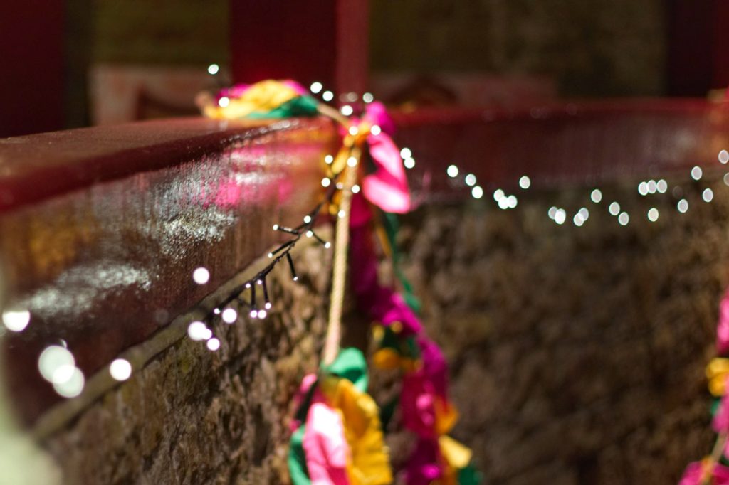 Castell Coch decorated for Folli Fest