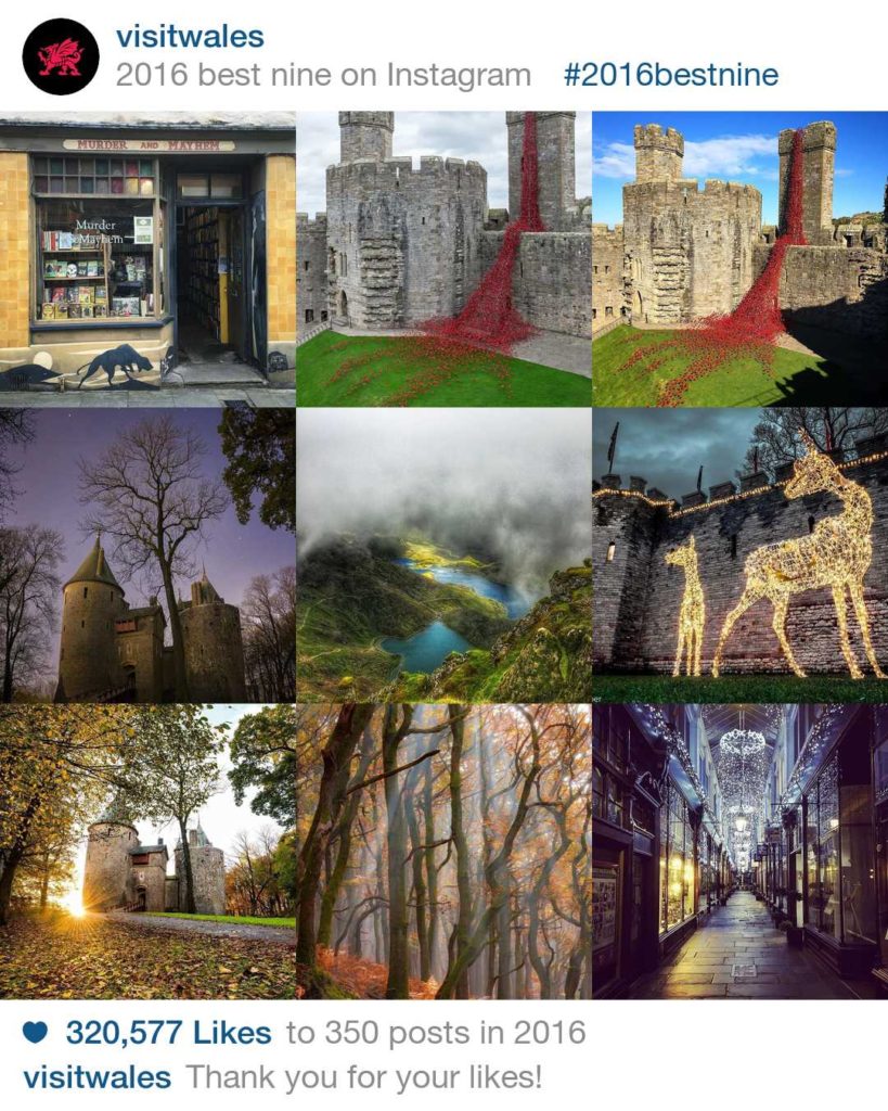 Visit Wales best nine 2016