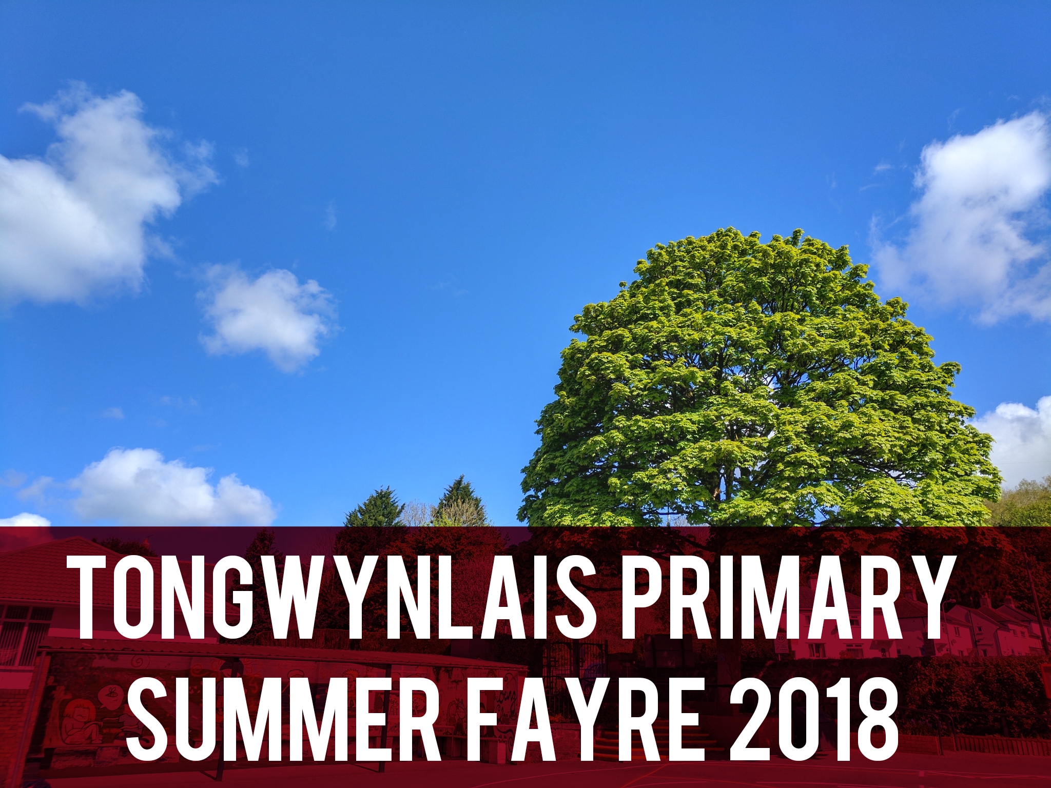 Tongwynlais Primary Summer Fayre header