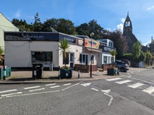 View of Tongwynlais village from 2023.