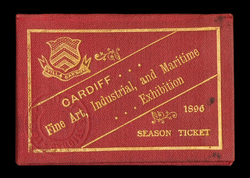 Ticket from the Cardiff Fine Art, Industrial and Maritime Exhibition