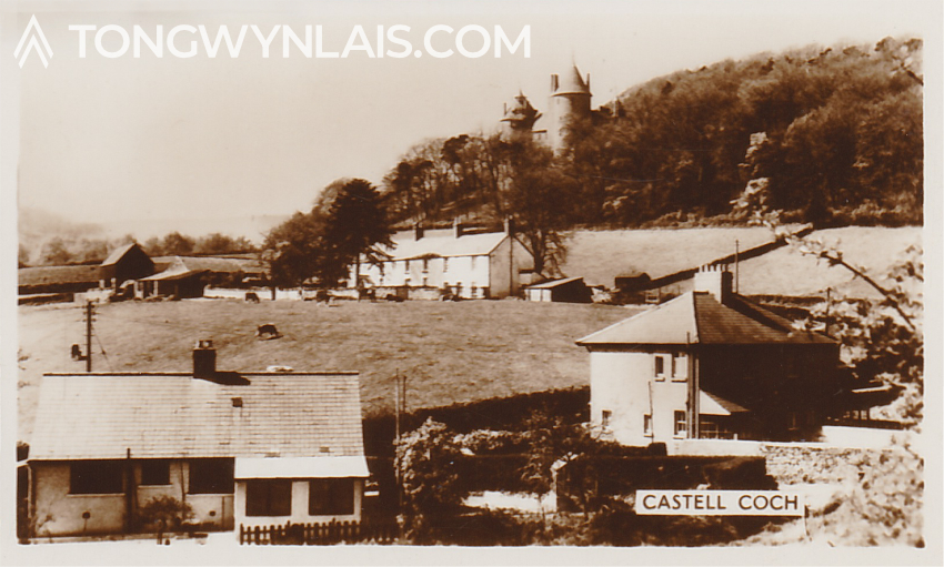 Photo of houses in Tongwynlais with Castell Coch in the distance