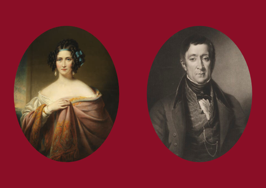 Portraits of Wyndham Lewis and Mary Ann Evans