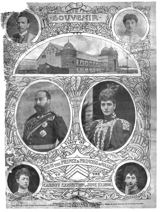 Souvenir programme for the 1896 Cardiff Exhibition