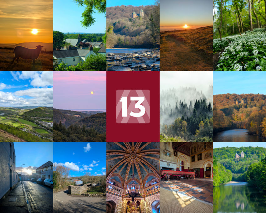 Collage of photos in and around Tongwynlais