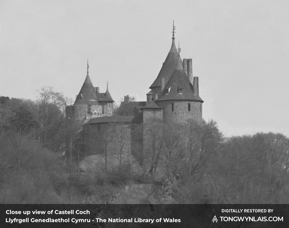 1905 photo of Castell Coch