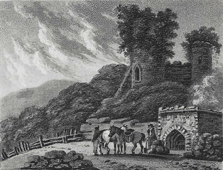 Castell Coch by John Hassell drawing