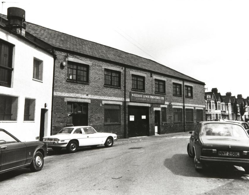 Photo of William Lewis Printers Ltd. Date unknown.